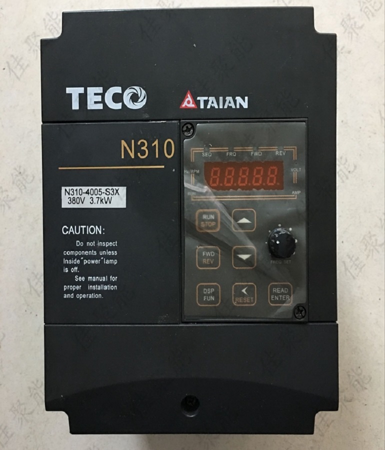 山東 煙臺(tái)TECO N310-4005-S3X 3.7kW 東元變頻器維修 臺(tái)安變頻器維修